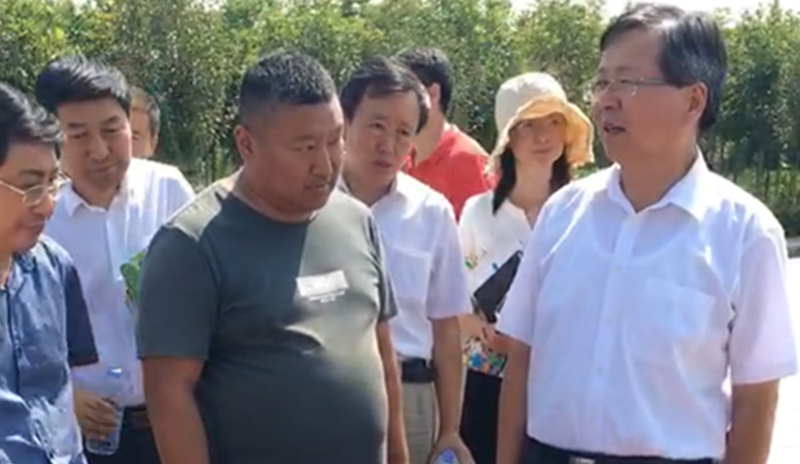 農業(yè)部及負責領(lǐng)導一起參觀(guān)了愛(ài)麗潔農村廁所改造產(chǎn)品，并得到了認可